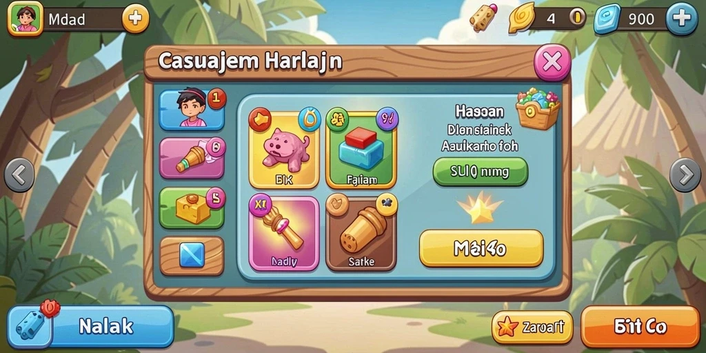 Tampilan antarmuka yang menarik dan mudah digunakan.