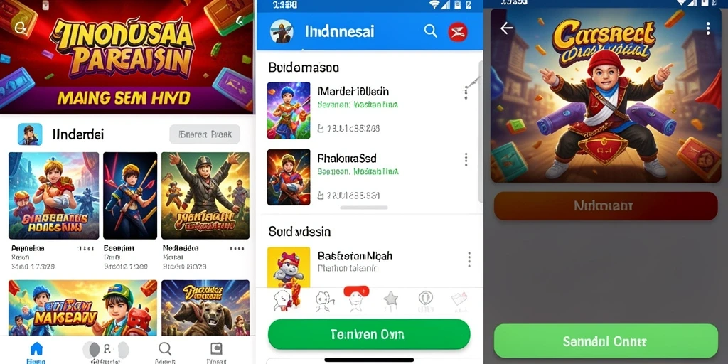Tampilan antarmuka aplikasi yang menarik dan mudah digunakan.