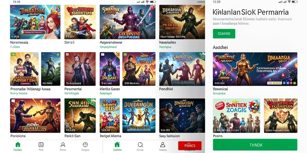 Tampilan antarmuka HOKILUCK yang menarik.
