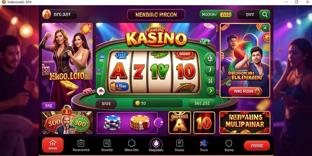 Tampilan antarmuka game yang menarik.
