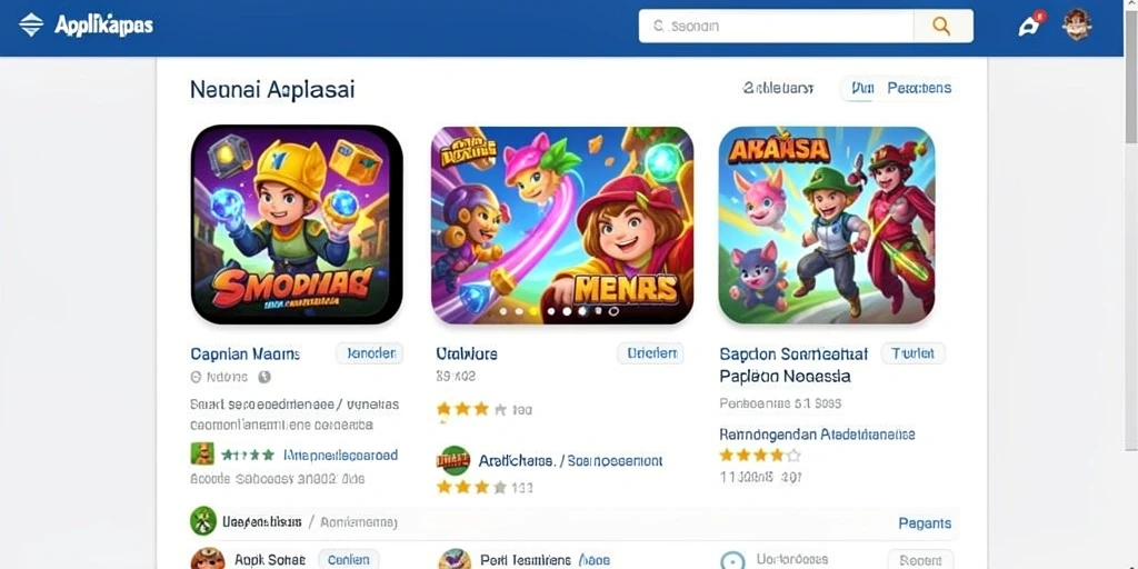 Tampilan antarmuka aplikasi yang menarik dan ramah pengguna.