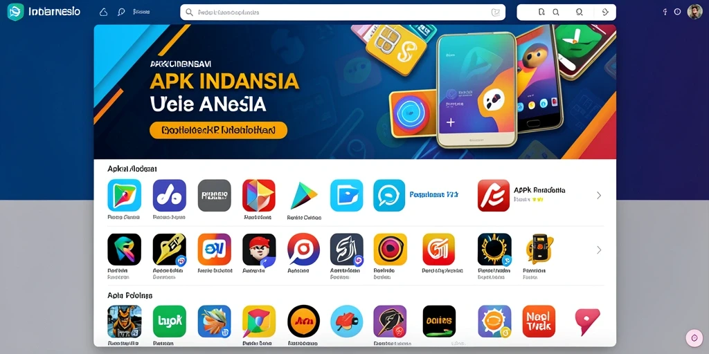 Tampilan menu utama yang menarik.