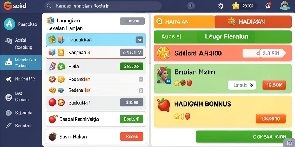Tampilan antarmuka yang ramah pengguna.