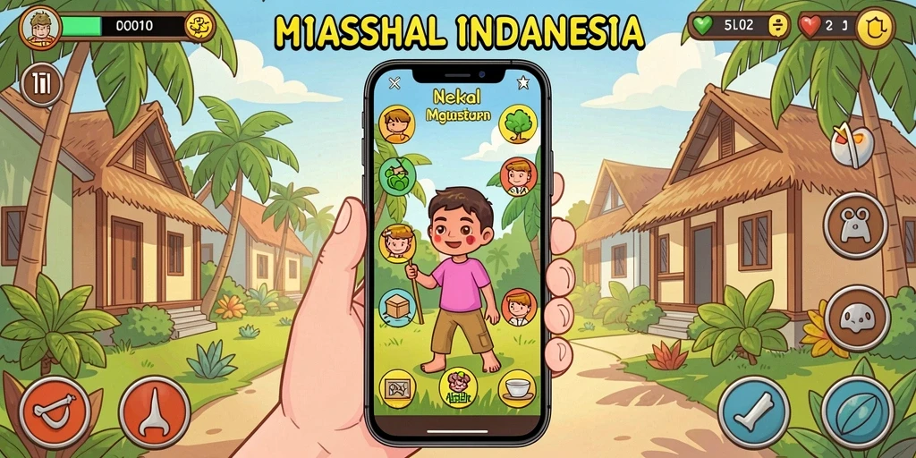Tampilan utama dengan antarmuka yang menarik dan jelas.