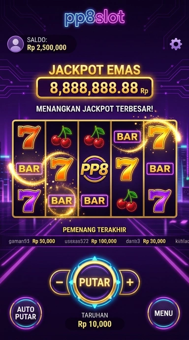 Cuplikan layar menu unduhan pp8slot untuk perangkat Android