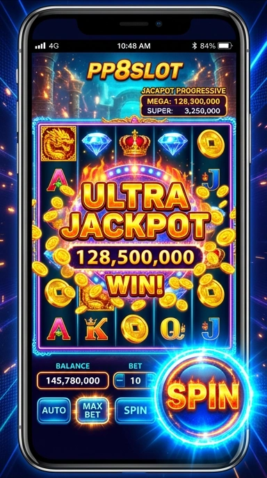 Galeri pratinjau visual pp8slot build APK resmi terbaru